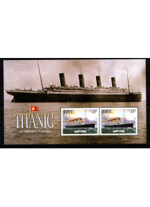 IRLANDA 1999  foglietto nuovo Titanic Unificato BF 33